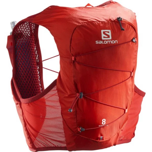 Salomon ACTIVE SKIN 8 SET VALIANT POPPY / RED DAHLIA 2 Salomon ACTIVE SKIN 8 SET VALIANT POPPY / RED DAHLIA – Image 2