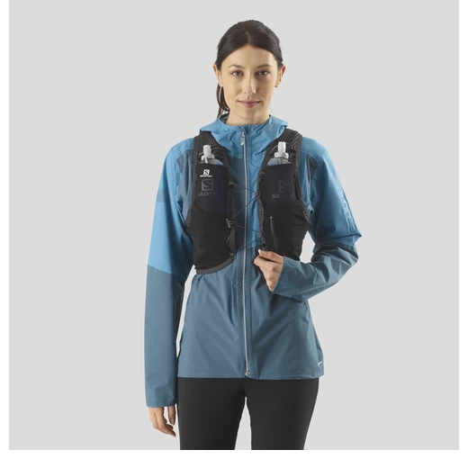 Salomon ACTIVE SKIN 4 SET BLACK EBONY 2 Salomon ACTIVE SKIN 4 SET BLACK EBONY – Image 2