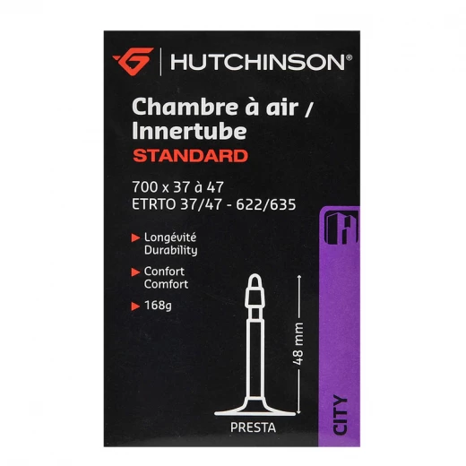HUTCHINSON CHAMBRE A AIR AIR STANDARD 700X37/47 PRESTA 1 HUTCHINSON CHAMBRE A AIR AIR STANDARD 700X37/47 PRESTA