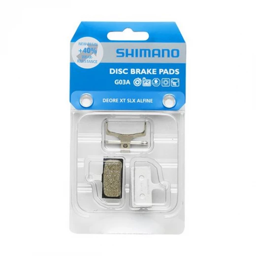 Shimano PAIRE DE PLAQUETTES G03A DEORE XT / SLX / ALFINE 1 Shimano PAIRE DE PLAQUETTES G03A DEORE XT / SLX / ALFINE