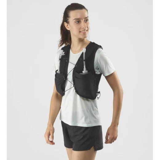 Salomon ADV SKIN 8 SET BLACK EBONY FEMME 2 Salomon ADV SKIN 8 SET BLACK EBONY FEMME – Image 2